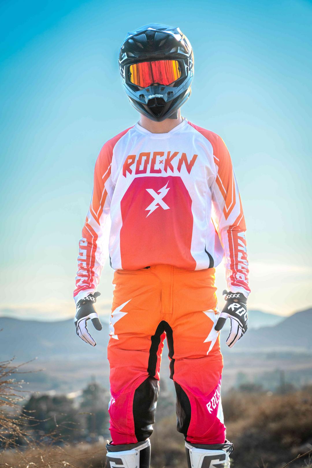 Gradient Orange/pink Vented Jersey (in stock)