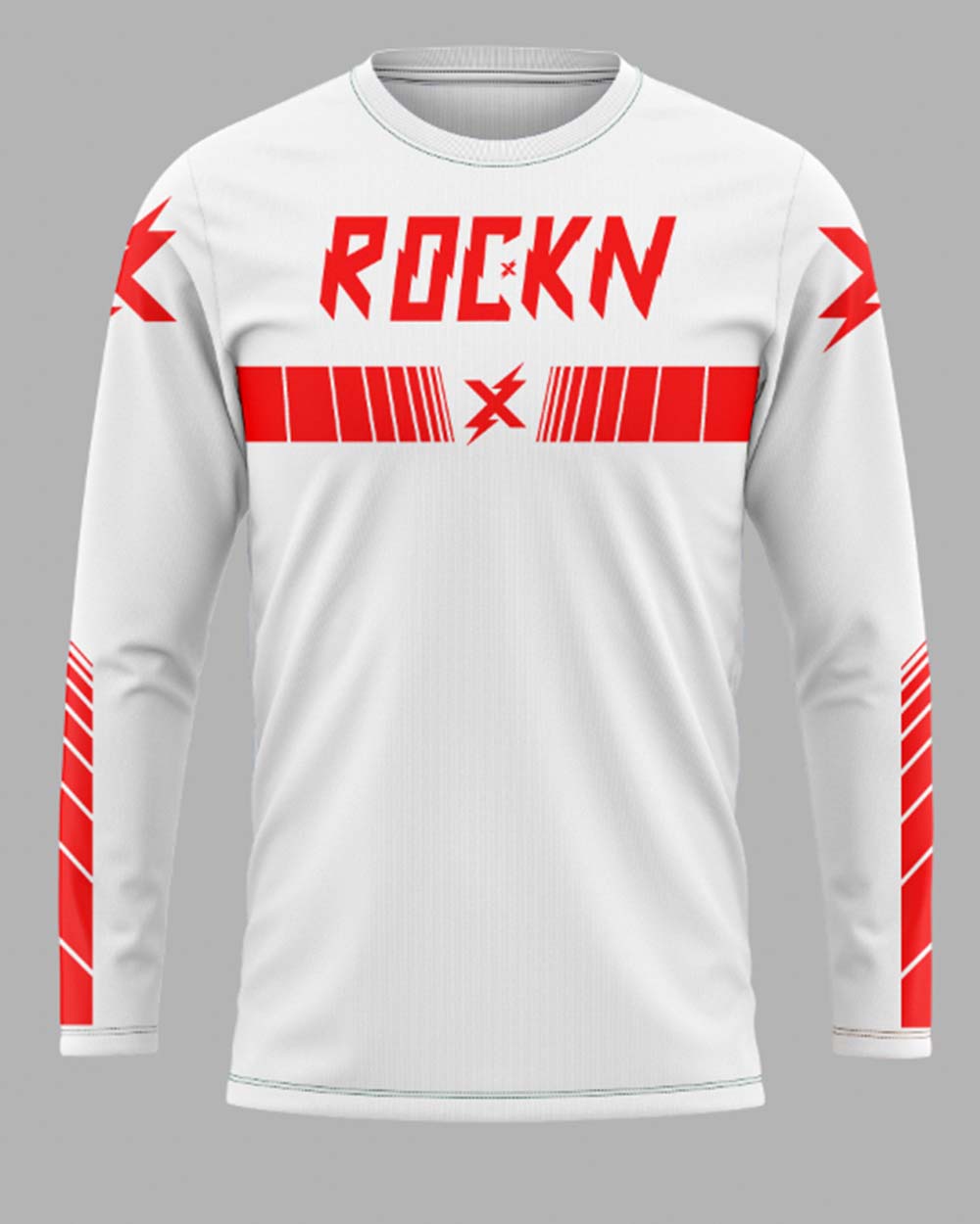Elite Jersey Speed Lines White/Red