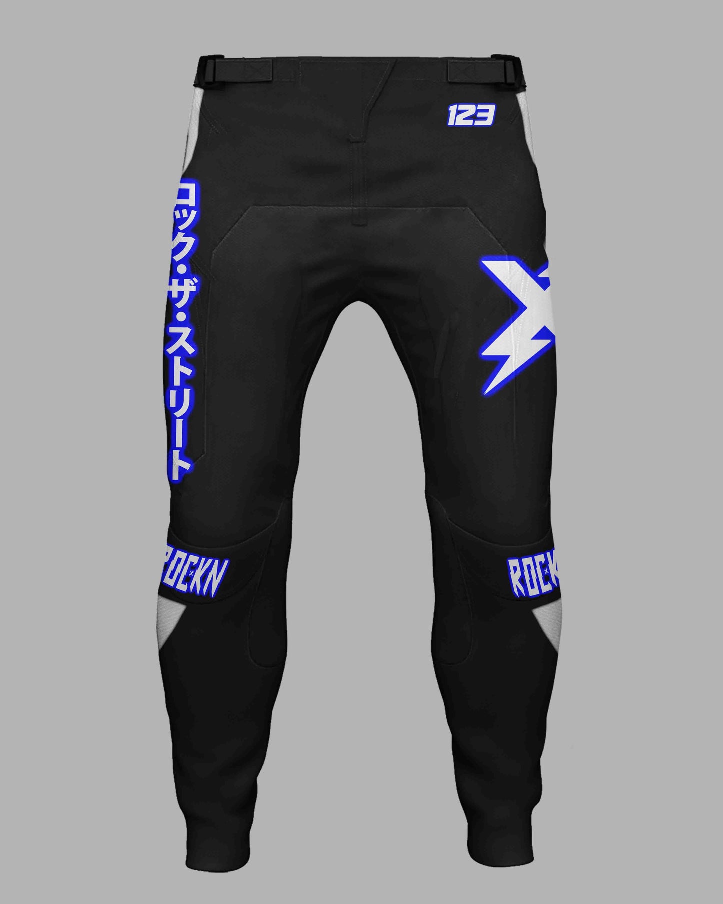 Elite Pants Kanji Blue