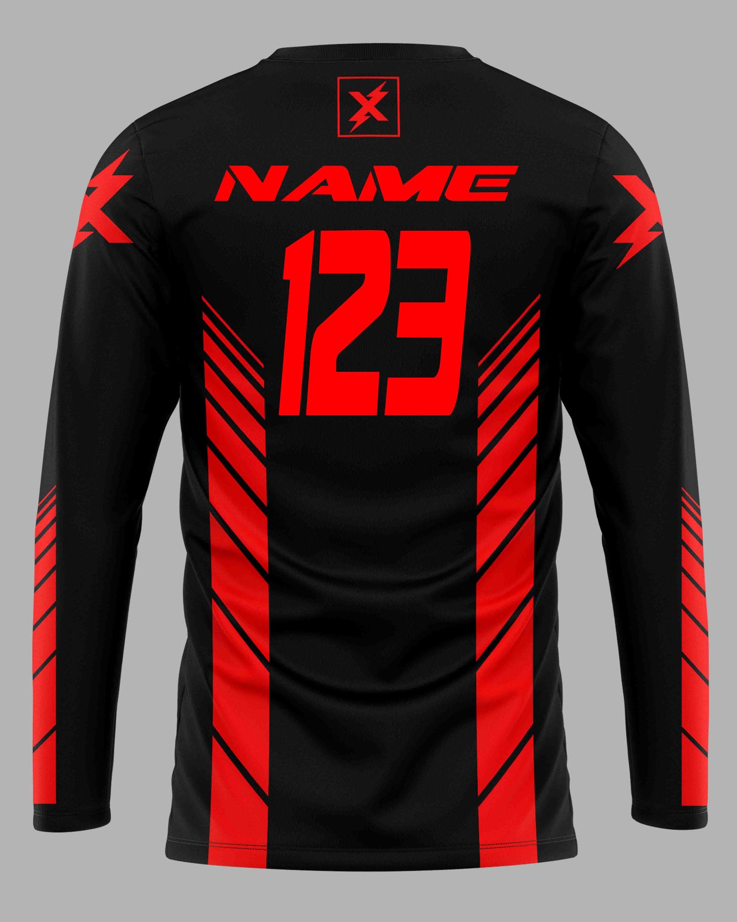 Elite Jersey Speed Lines Black/Red