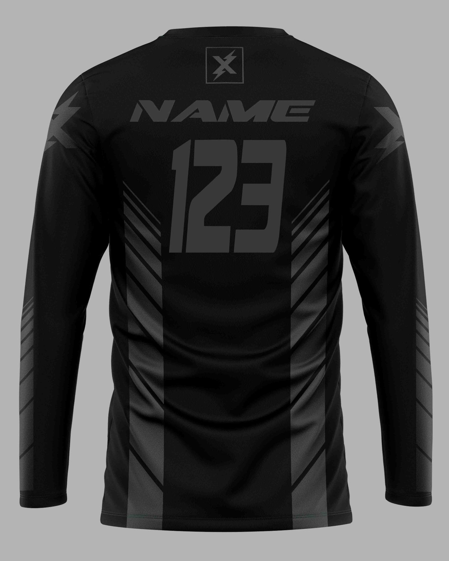 Elite Jersey Speed Lines Ghost Black