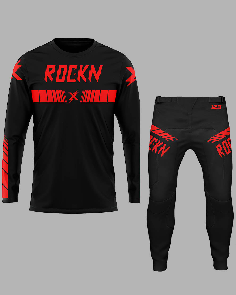 Elite Speed Lines Black/Red Set