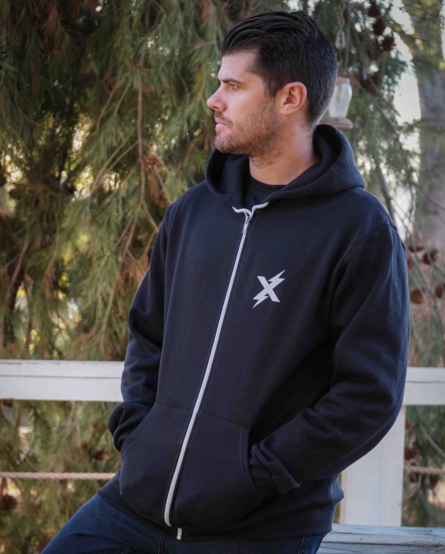 Zip Hoodie WDGAF W/Hood Print