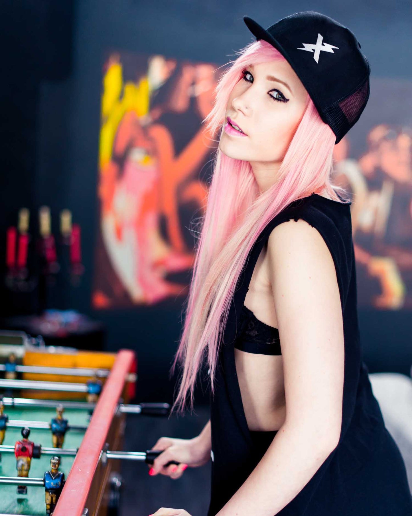 X - Embroidered Snapback Hat