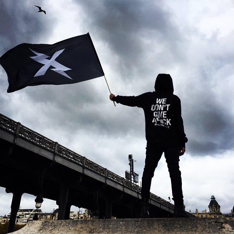 Zip Hoodie WDGAF W/ Hood Print - Rockn Clothing